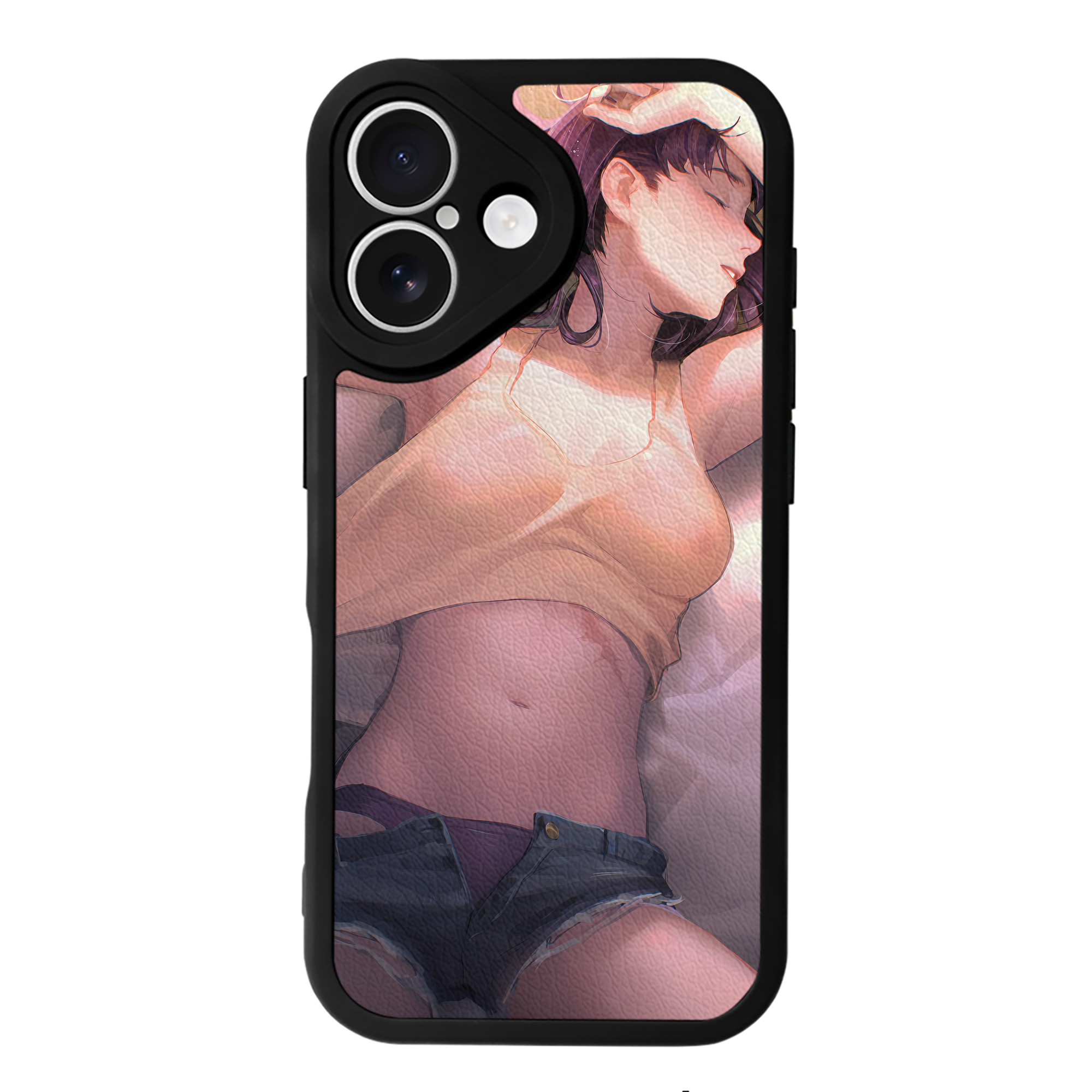 （画像用） EVA 新世紀エヴァンゲリオン 【iPhone 16シリーズ対応】シリコンスマホケース（レザー調） 材質：シリコン